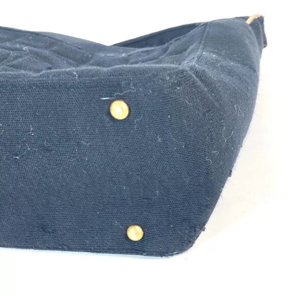 CHANEL Quilted Logo Chocolate Bar CC Mark accessory pouch Shoulder Bag Black - Picture 9 of 15